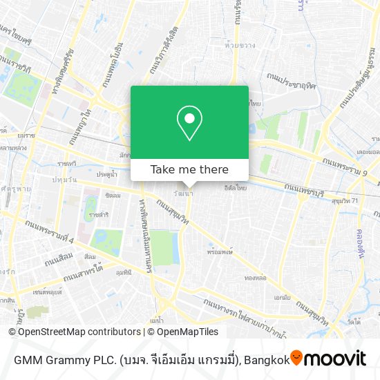 GMM Grammy PLC. (บมจ. จีเอ็มเอ็ม แกรมมี่) map