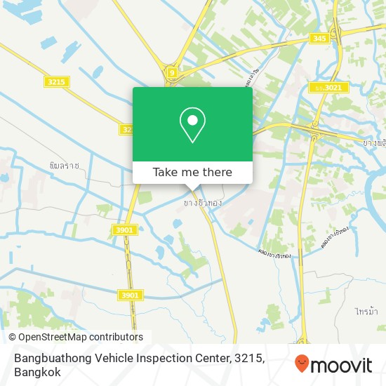 Bangbuathong Vehicle Inspection Center, 3215 map