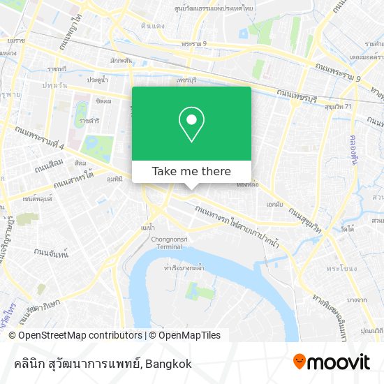 คลินิก สุวัฒนาการแพทย์ map