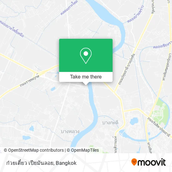 ก๋วยเตี๋ยว เปียมันลอย map