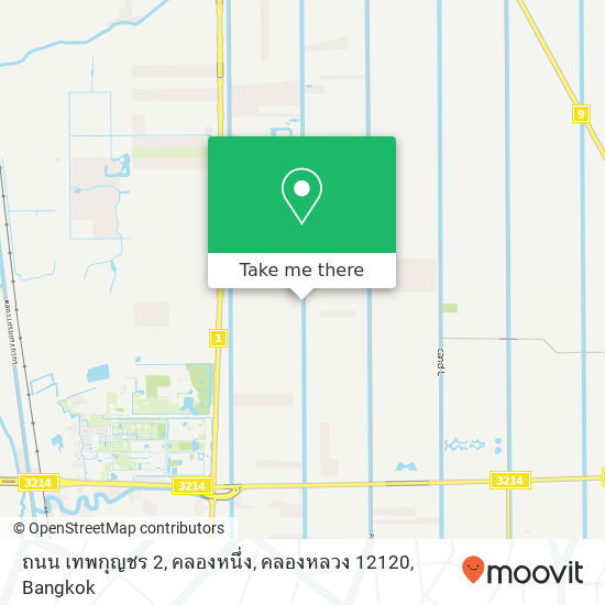 ถนน เทพกุญชร 2, คลองหนึ่ง, คลองหลวง 12120 map