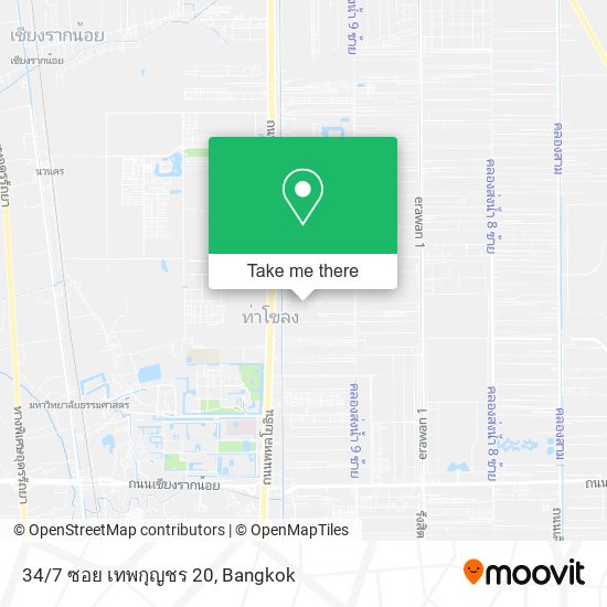 34/7 ซอย เทพกุญชร 20 map