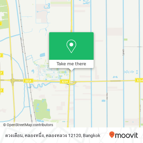 ดวงเดือน, คลองหนึ่ง, คลองหลวง 12120 map