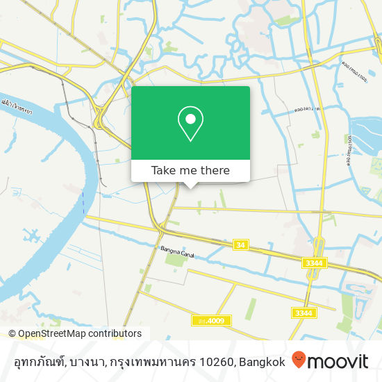 อุทกภัณฑ์, บางนา, กรุงเทพมหานคร 10260 map