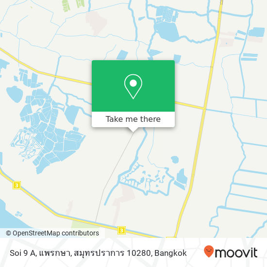 Soi 9 A, แพรกษา, สมุทรปราการ 10280 map