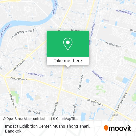 Impact Exhibition Center, Muang Thong Thani map