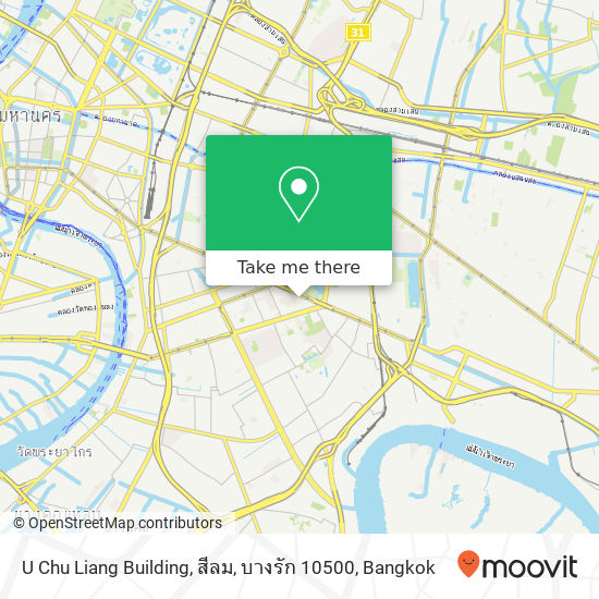 U Chu Liang Building, สีลม, บางรัก 10500 map