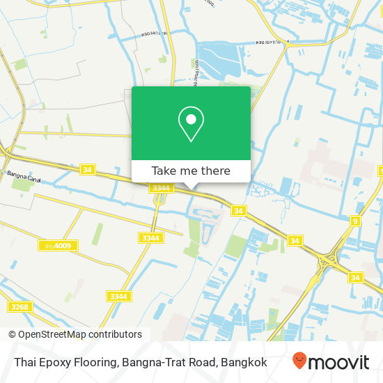 Thai Epoxy Flooring, Bangna-Trat Road map