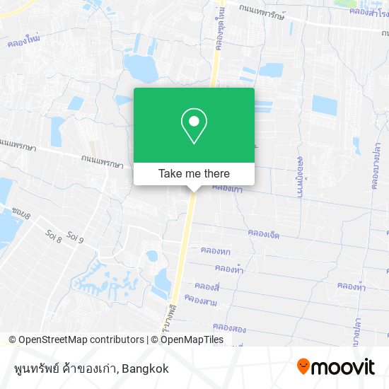 พูนทรัพย์ ค้าของเก่า map