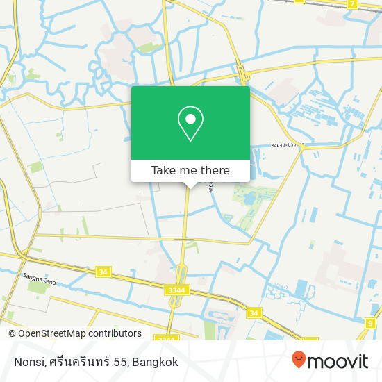 Nonsi, ศรีนครินทร์ 55 map