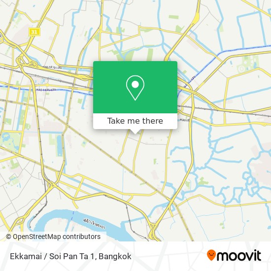 Ekkamai / Soi Pan Ta 1 map
