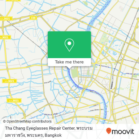 Tha Chang Eyeglasses Repair Center, พระบรมมหาราชวัง, พระนคร map