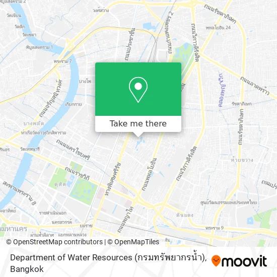 Department of Water Resources (กรมทรัพยากรน้ำ) map
