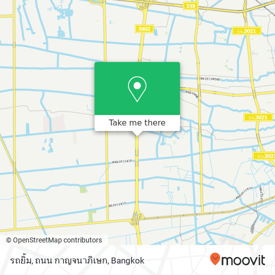 รถยิ้ม, ถนน กาญจนาภิเษก map