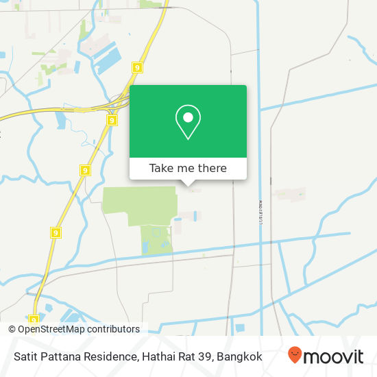 Satit Pattana Residence, Hathai Rat 39 map