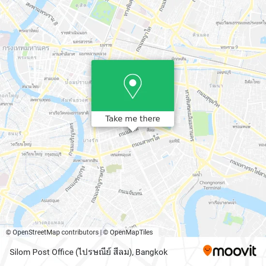 Silom Post Office (ไปรษณีย์ สีลม) map