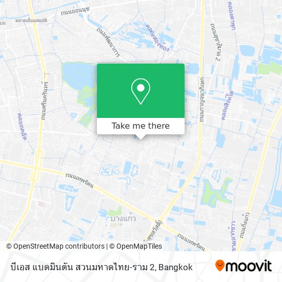 บีเอส แบดมินตัน สวนมหาดไทย-ราม 2 map