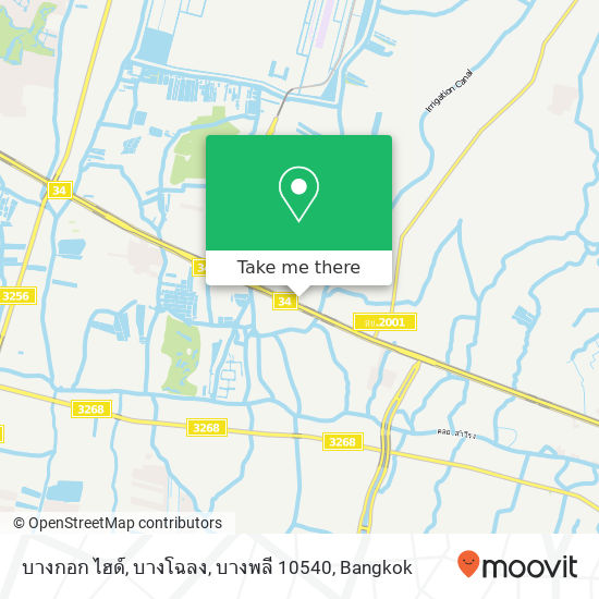 บางกอก ไฮด์, บางโฉลง, บางพลี 10540 map