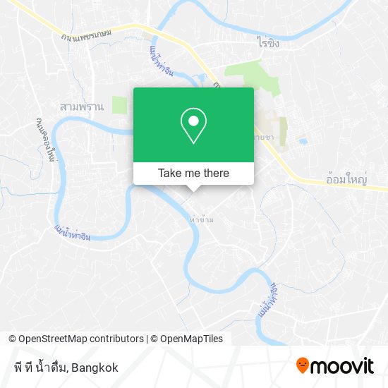 พี ที น้ำดื่ม map
