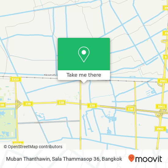 Muban Thanthawin, Sala Thammasop 36 map
