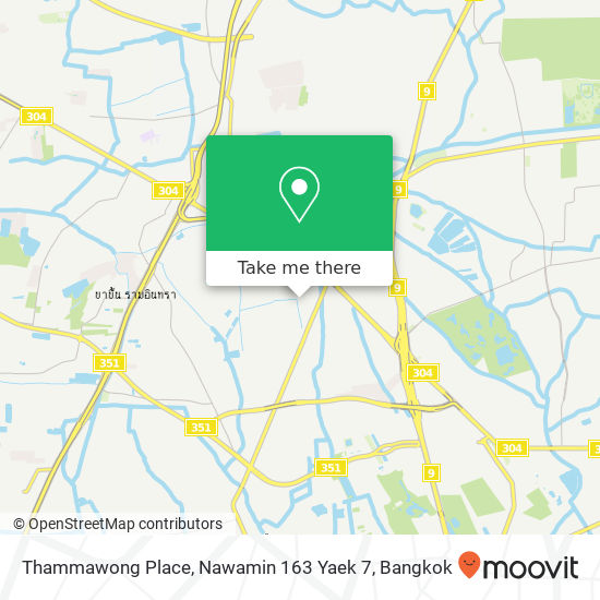 Thammawong Place, Nawamin 163 Yaek 7 map