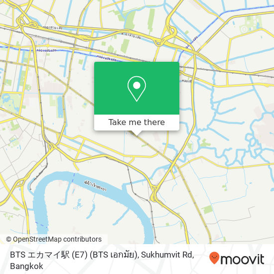 BTS エカマイ駅 (E7) (BTS เอกมัย), Sukhumvit Rd map