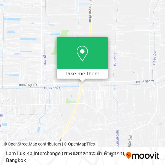 Lam Luk Ka Interchange (ทางแยกต่างระดับลำลูกกา) map