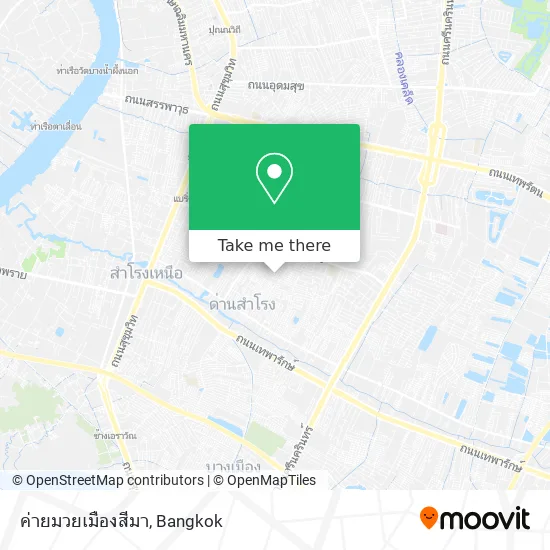 ค่ายมวยเมืองสีมา map