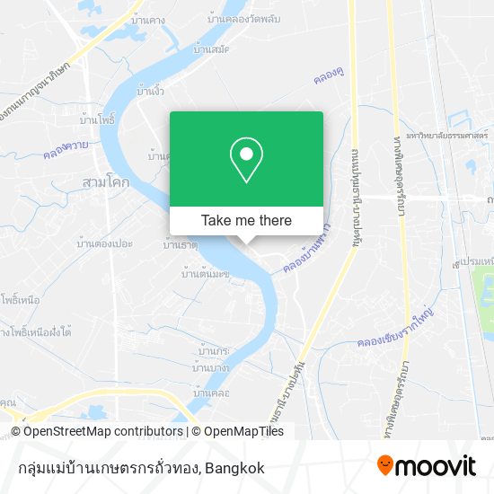 กลุ่มแม่บ้านเกษตรกรถั่วทอง map