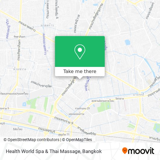 Health World Spa & Thai Massage map