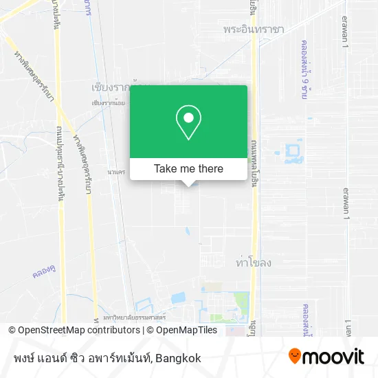 พงษ์ แอนด์ ซิว อพาร์ทเม้นท์ map