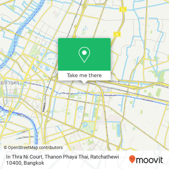 In Thra Ni Court, Thanon Phaya Thai, Ratchathewi 10400 map