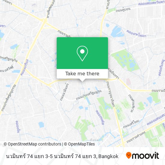 นวมินทร์ 74 แยก 3-5 นวมินทร์ 74 แยก 3 map