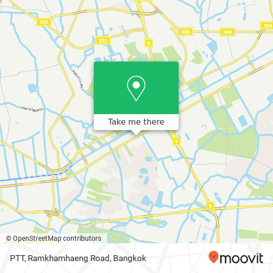PTT, Ramkhamhaeng Road map
