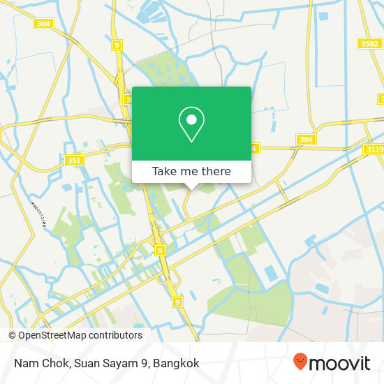 Nam Chok, Suan Sayam 9 map