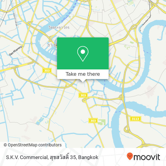 S.K.V. Commercial, สุขสวัสดิ์ 35 map