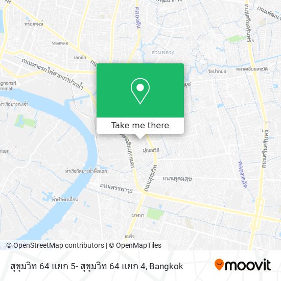 สุขุมวิท 64 แยก 5- สุขุมวิท 64 แยก 4 map