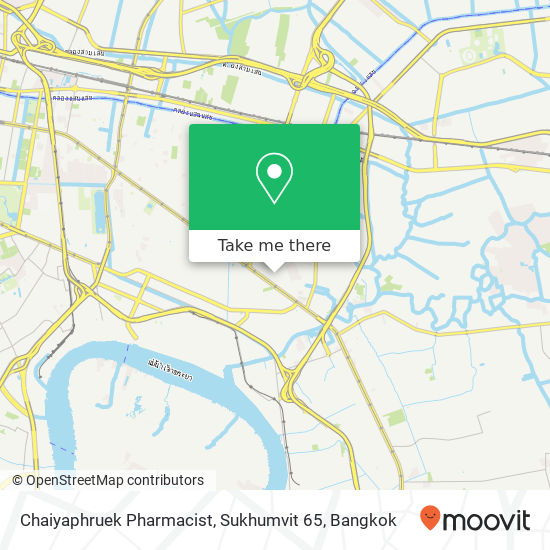 Chaiyaphruek Pharmacist, Sukhumvit 65 map