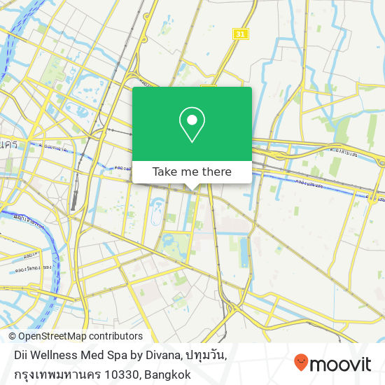 Dii Wellness Med Spa by Divana, ปทุมวัน, กรุงเทพมหานคร 10330 map