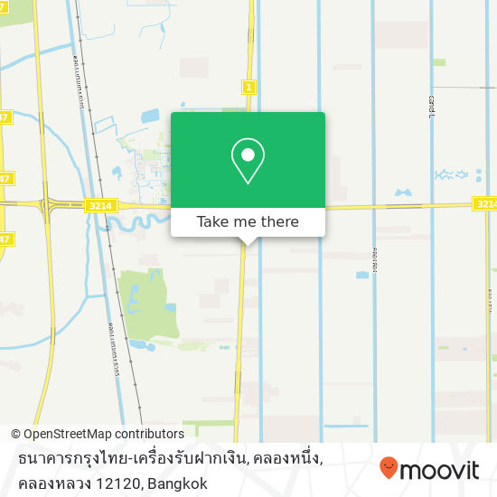 ธนาคารกรุงไทย-เครื่องรับฝากเงิน, คลองหนึ่ง, คลองหลวง 12120 map