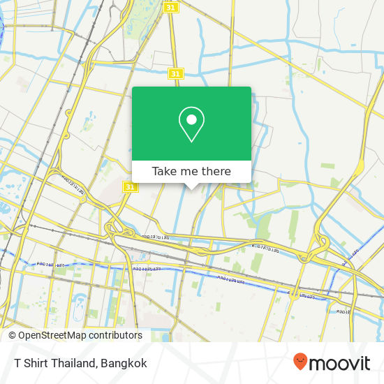 T Shirt Thailand map