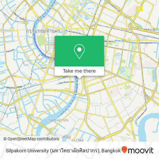 Silpakorn University (มหาวิทยาลัยศิลปากร) map