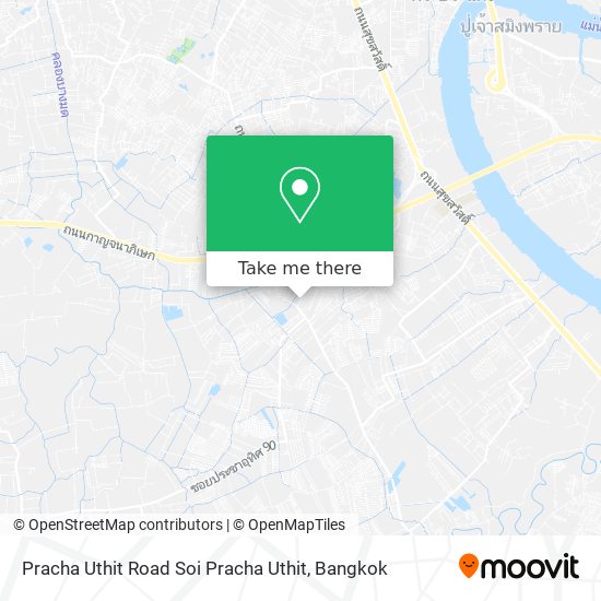 Pracha Uthit Road Soi Pracha Uthit map
