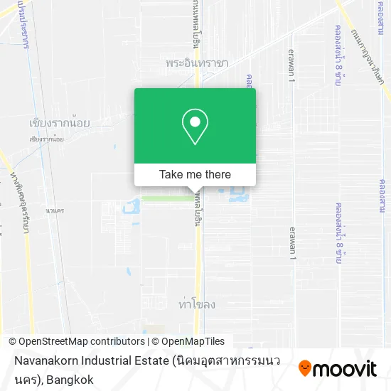 Navanakorn Industrial Estate (นิคมอุตสาหกรรมนวนคร) map
