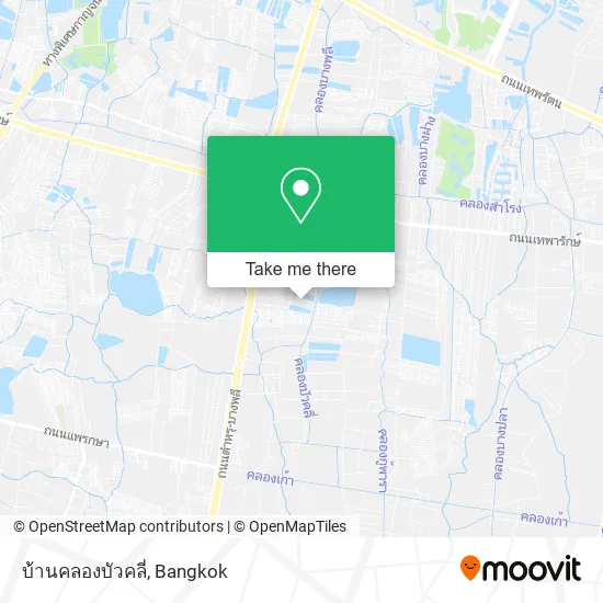 บ้านคลองบัวคลี่ map