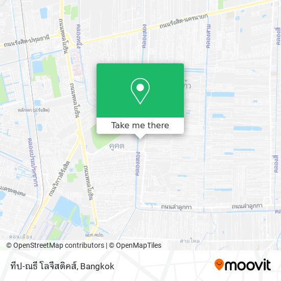 ทีป-ณธี โลจีสติคส์ map