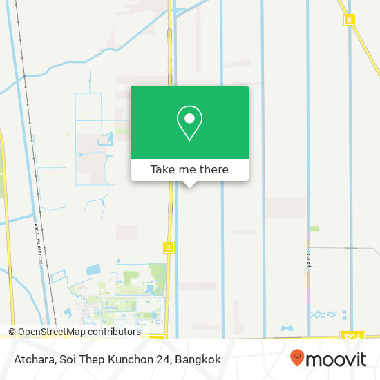 Atchara, Soi Thep Kunchon 24 map