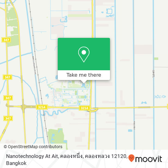 Nanotechnology At Ait, คลองหนึ่ง, คลองหลวง 12120 map