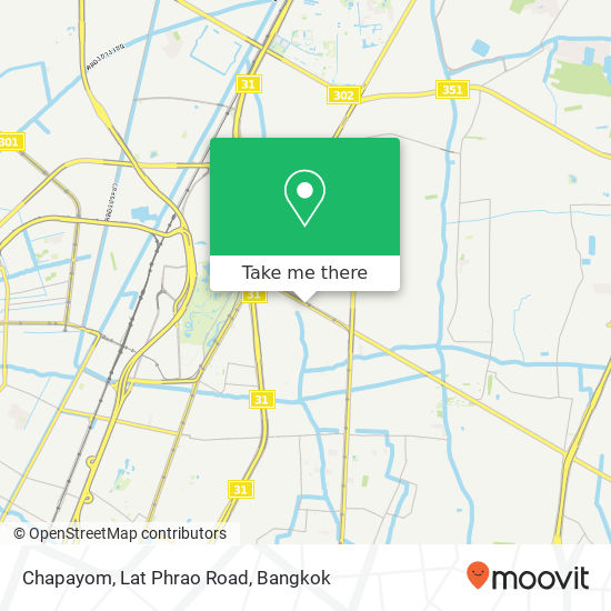 Chapayom, Lat Phrao Road map