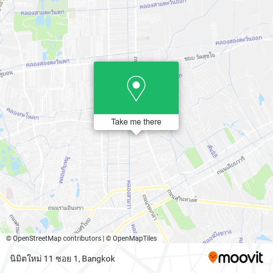 นิมิตใหม่ 11 ซอย 1 map